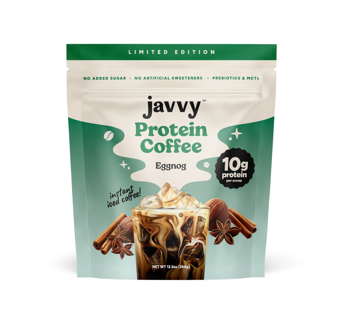 Eggnog Protein Coffee