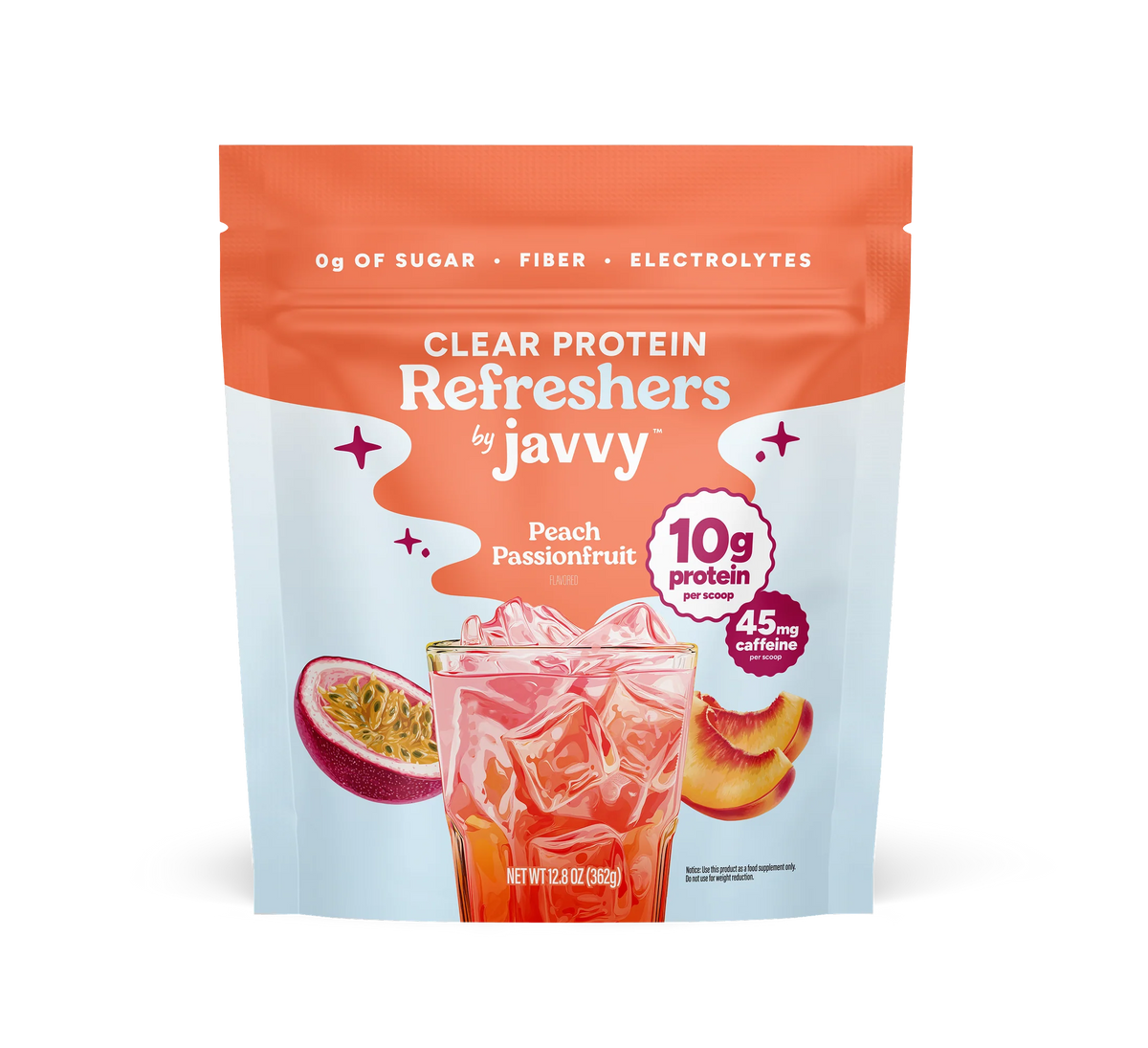 Peach Passionfruit Protein Refresher