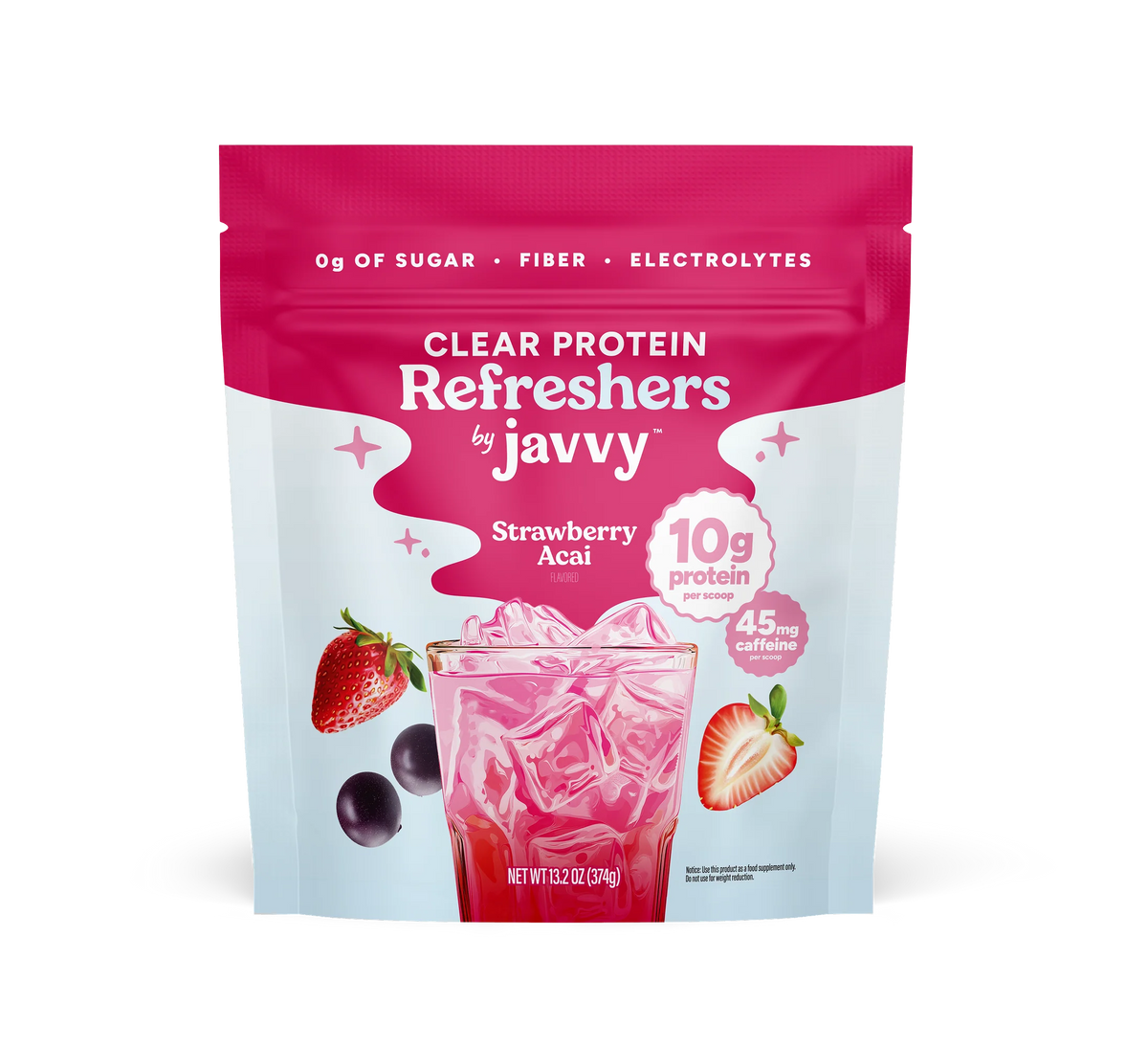 Strawberry Açaí Protein Refresher
