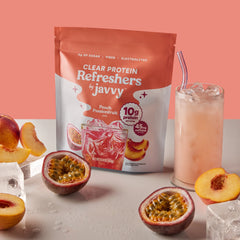Peach Passionfruit Protein Refresher